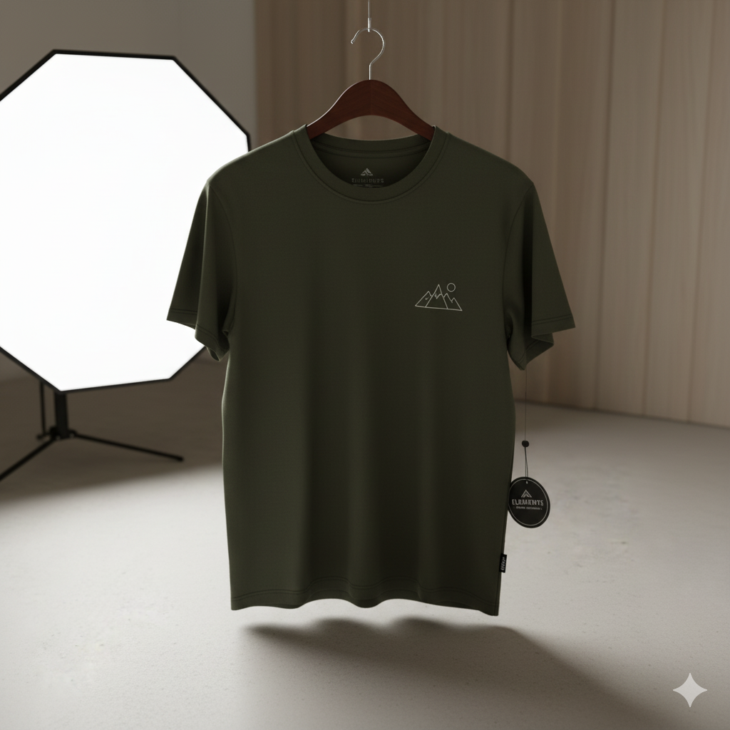 Men's olive T-shirt