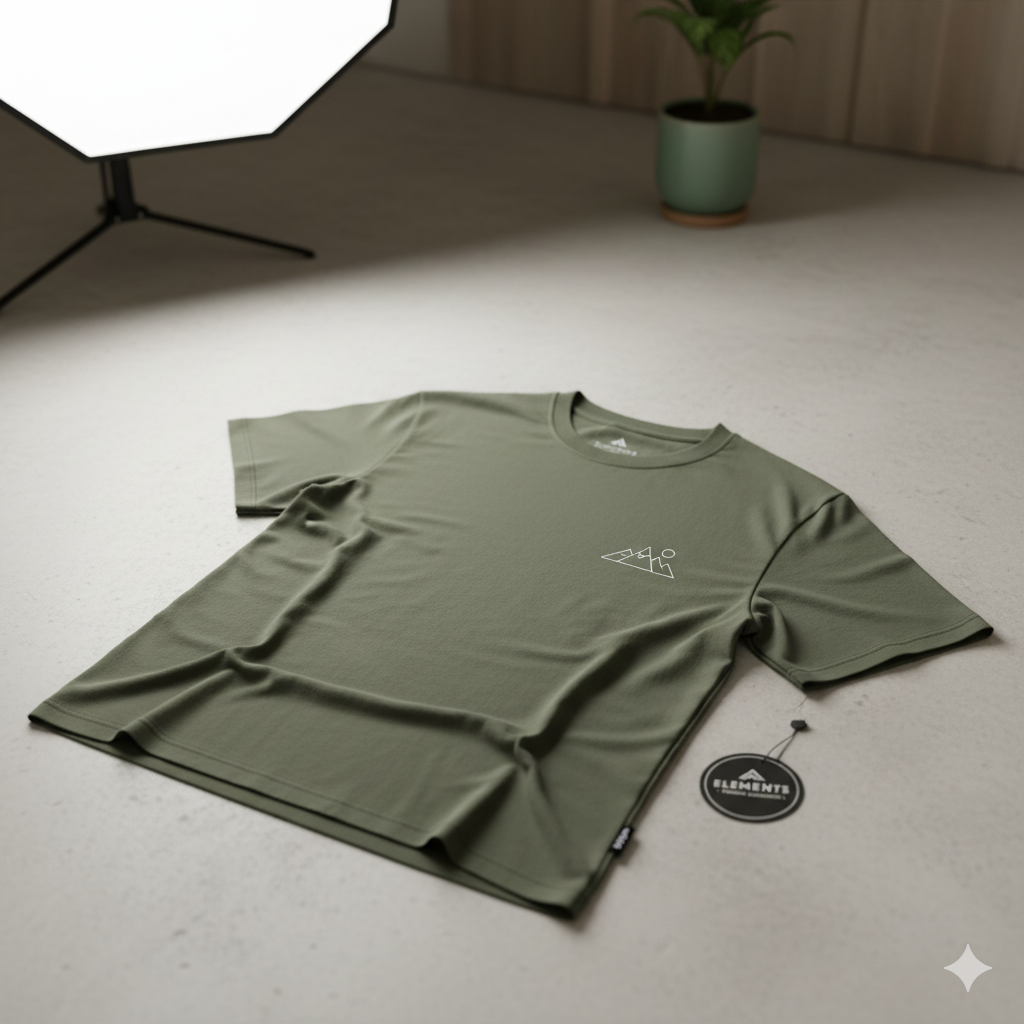Men's olive T-shirt