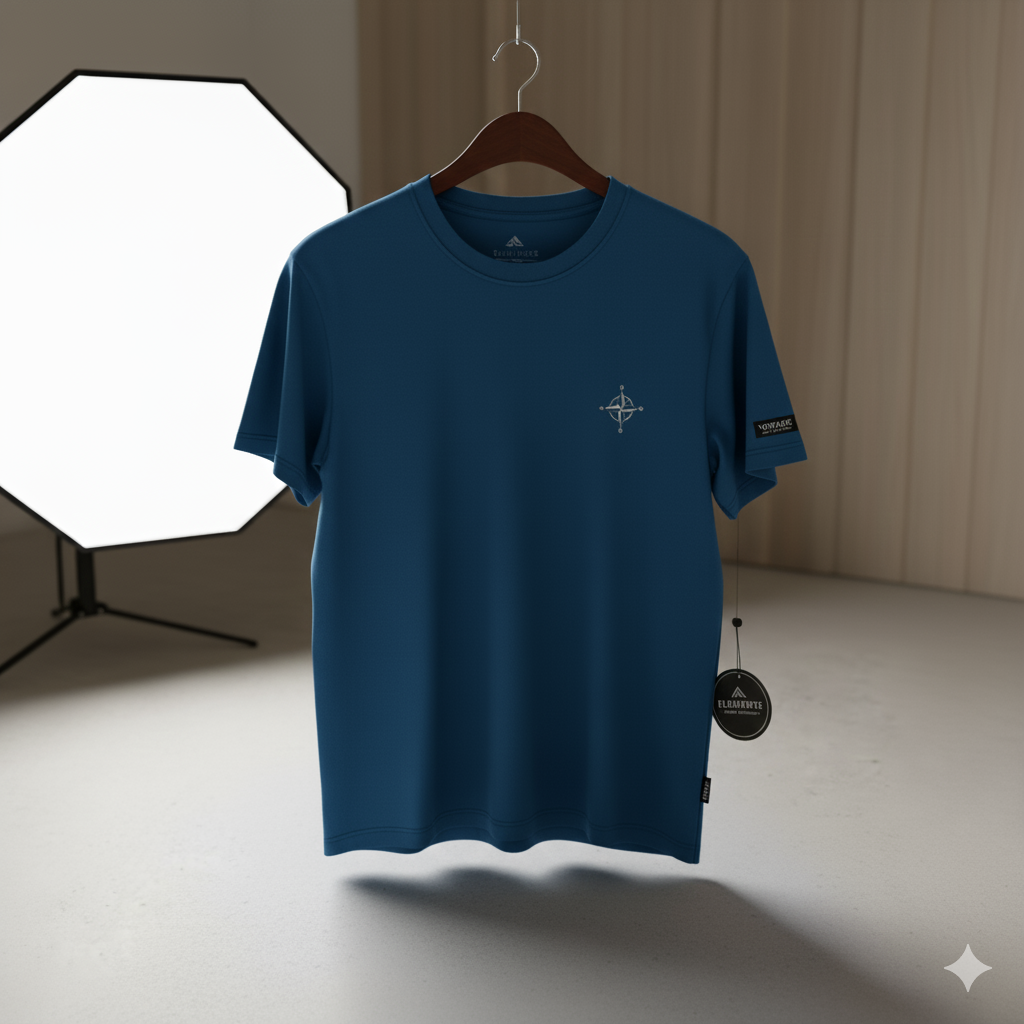 Men's blue T-shirt